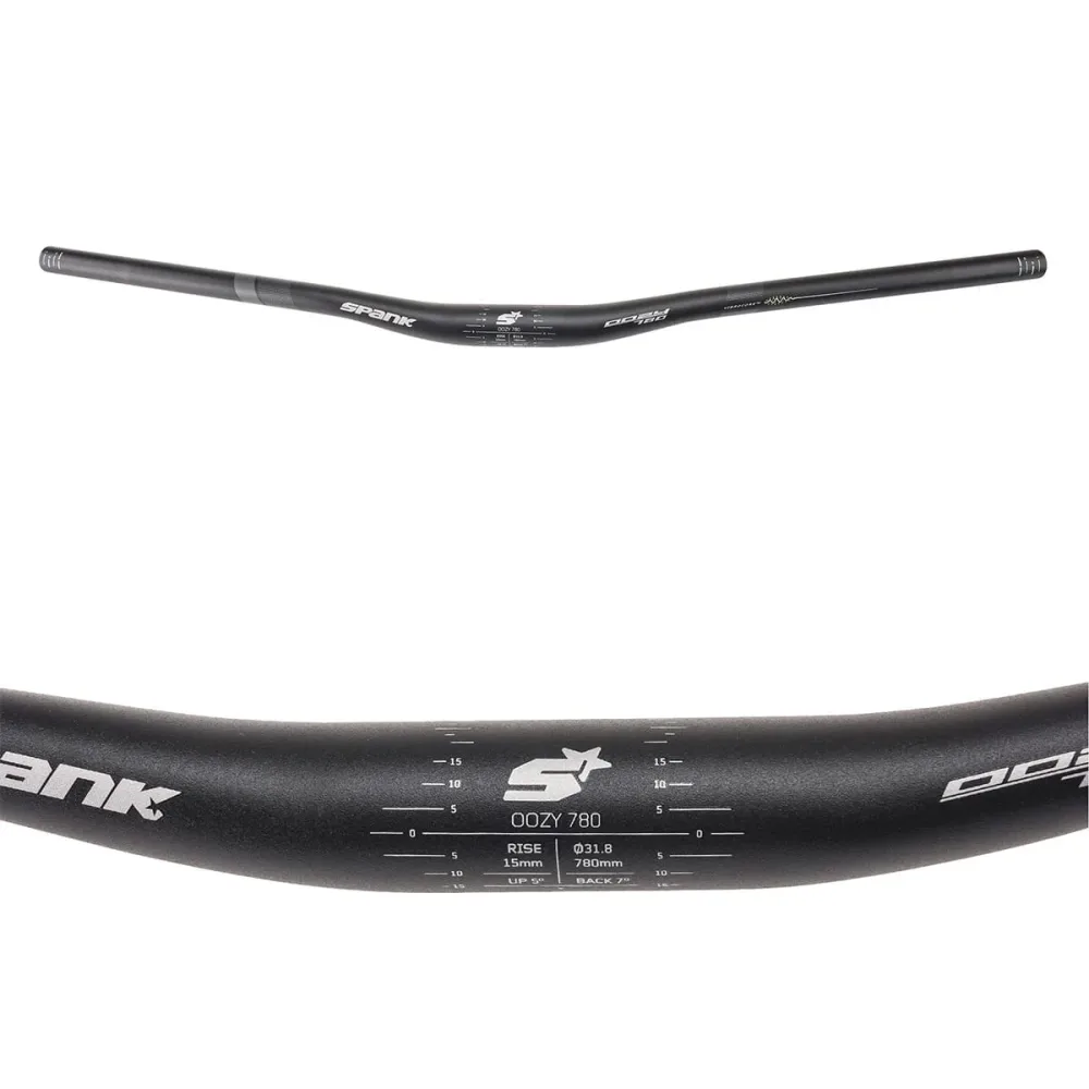 Cintre SPANK OOZY TRAIL 780 VIBROCORE Rise 15mm 780mm Noir – Image 2