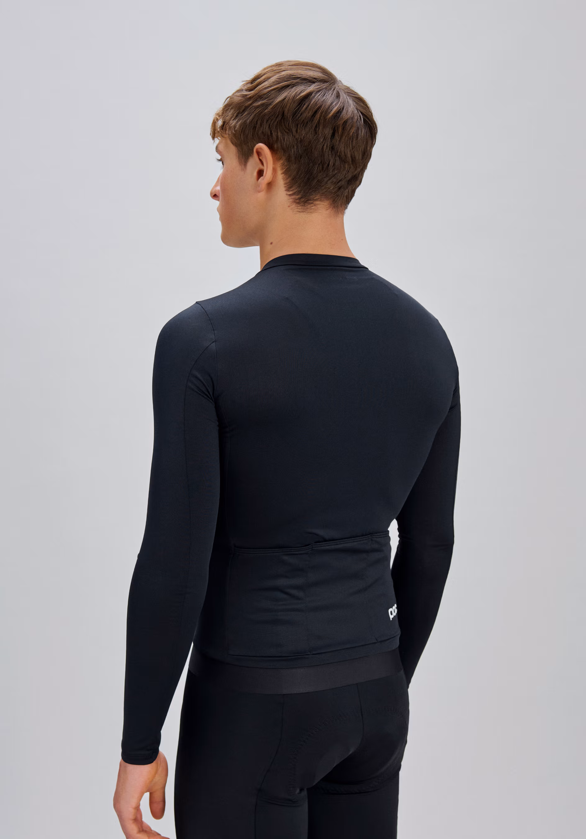 Maillot POC CADENCE Manches Longues Noir – Image 3