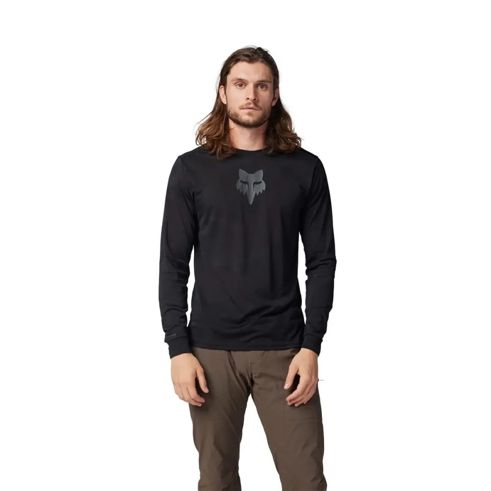 Maillot FOX RANGER TRU DRI Manches Longues Noir – Image 3