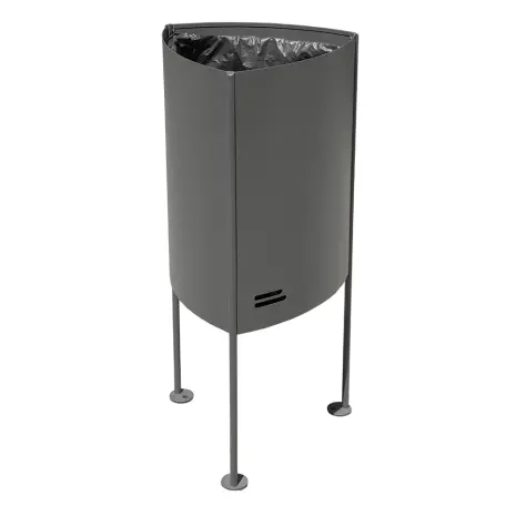 Corbeille en acier triangulaire 50L Argo – Image 3