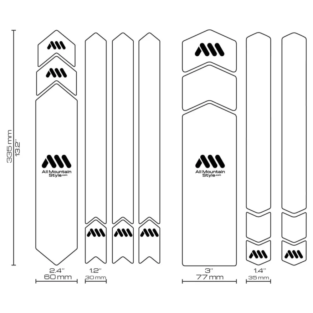 Protection Adhésive pour Cadre ALL MOUNTAIN STYLE FULL Stranger Things UpsideDown Blanc – Image 3