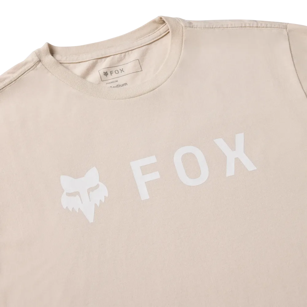 T-Shirt FOX ABSOLUTE 195 ORIGINAL Manches Courtes Beige Chalk – Image 3