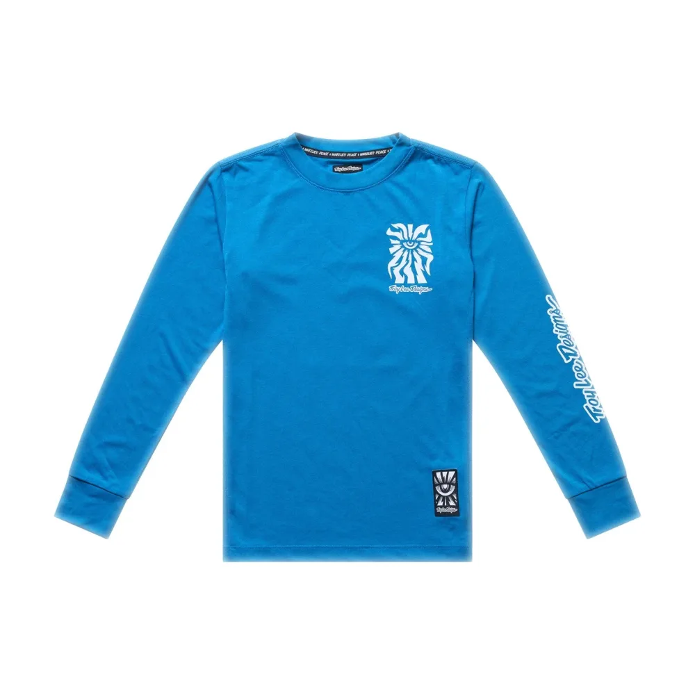 Maillot TROY LEE DESIGNS SKYLINE RIDE ONE EYE AERO Junior Manches Longues Bleu