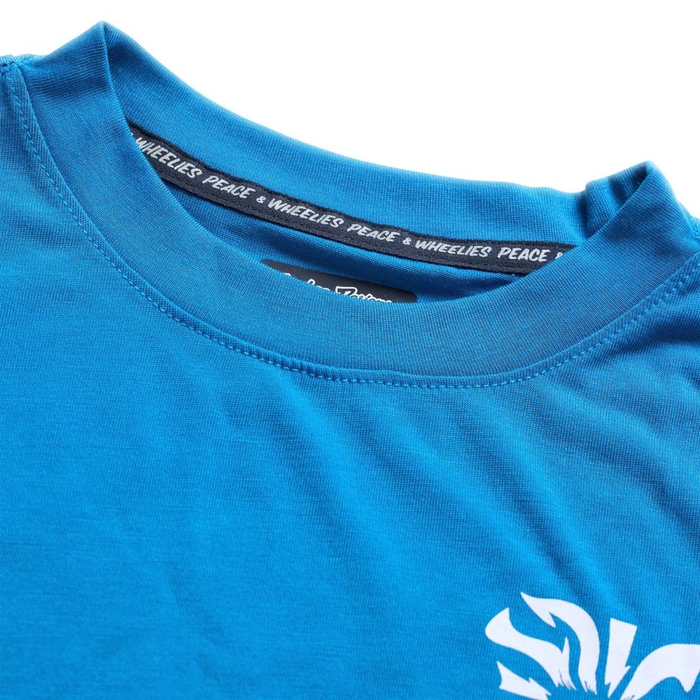Maillot TROY LEE DESIGNS SKYLINE RIDE ONE EYE AERO Junior Manches Longues Bleu – Image 3