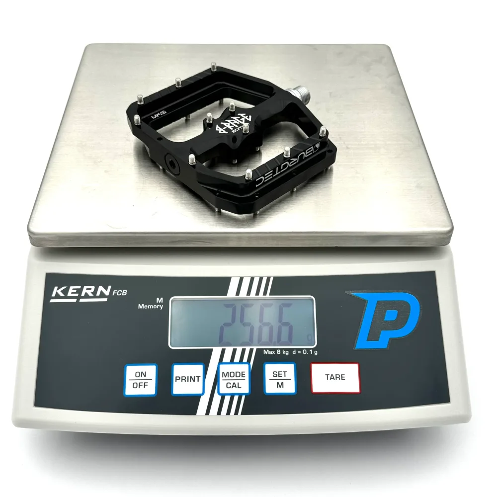 Pédales Plates BURGTEC PENTHOUSE FLAT MK5 B-RAGE EDITION Argent – Image 3