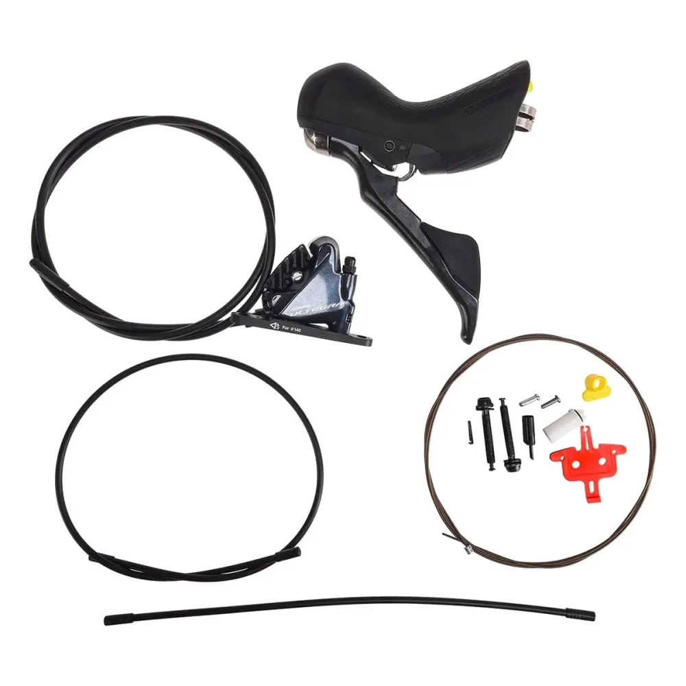 Levier Gauche et Étrier Avant SHIMANO ULTEGRA R8020 Double Flat Mount Sans Disque
