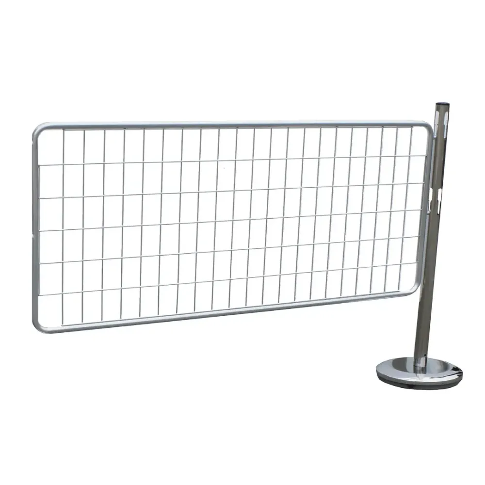 Kit extension grille pose libre - 1 poteau acier avec grille