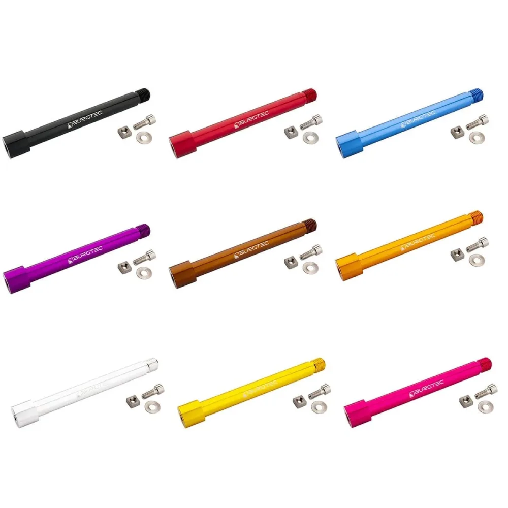 Axe de Roue Avant BURGTEC pour Fourche FOX 15x110 mm Boost KaboltX 2021 Rouge – Image 3