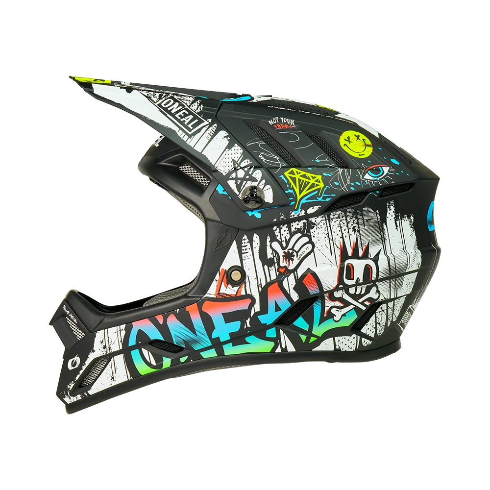 Casque VTT O'NEAL BACKFLIP RANCID Noir/Blanc – Image 2
