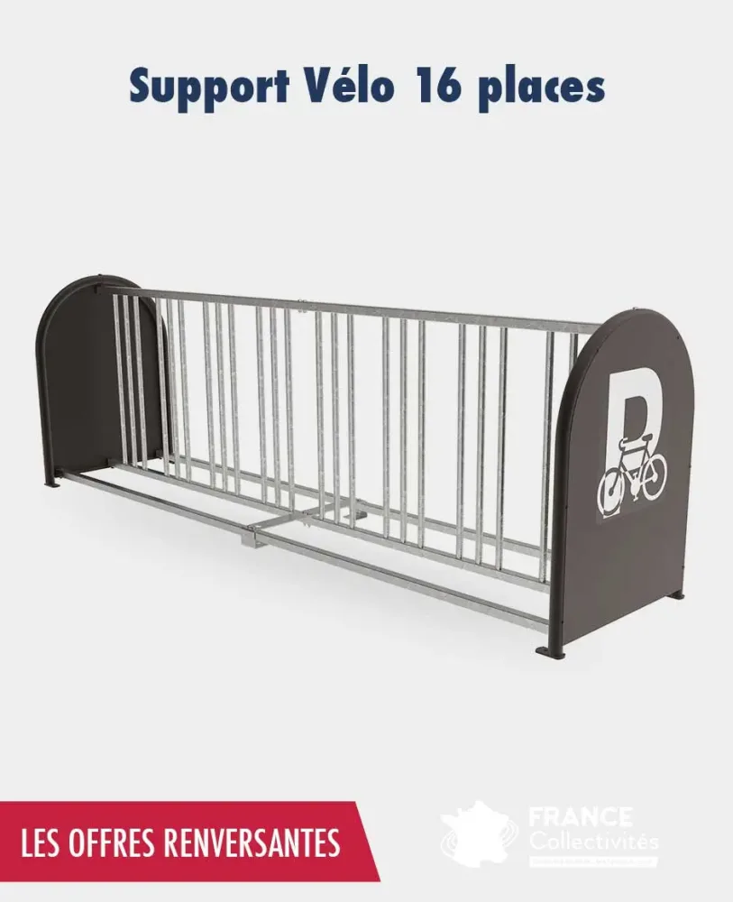 Promo support vélos 16 places