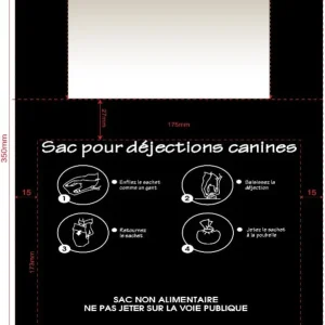Sachets à déjections canines – liasse Sachets à déjections canines – liasse