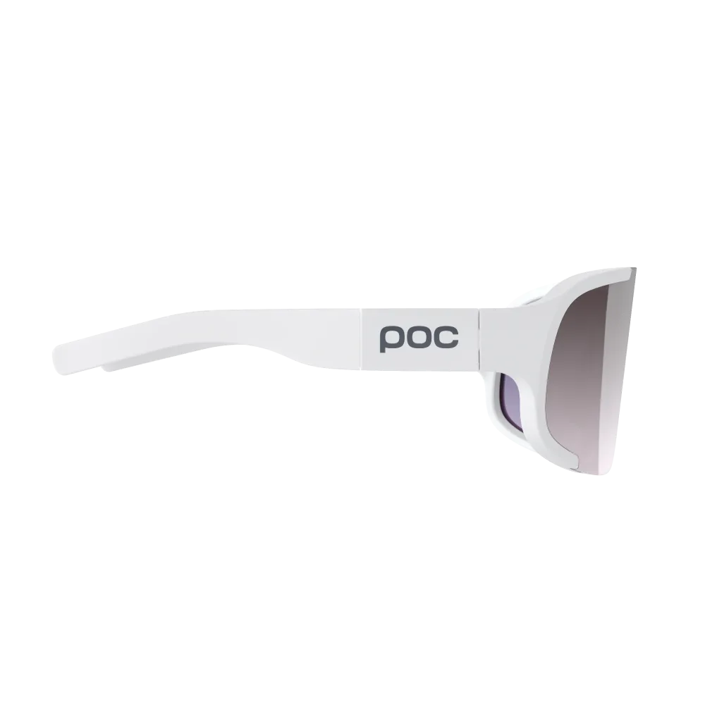 Lunettes POC ASPIRE MID Blanc Verre Clarity Road Sunny Silver – Image 3