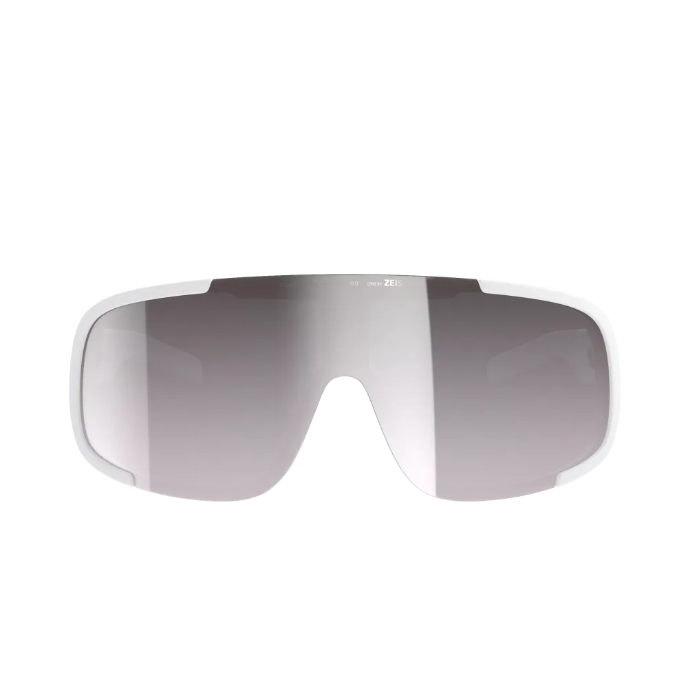 Lunettes POC ASPIRE MID Blanc Verre Clarity Road Sunny Silver – Image 2