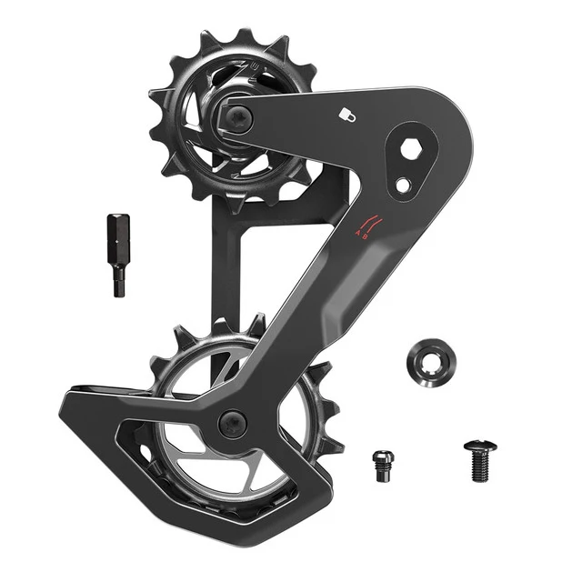 Chape de Dérailleur Arrière Complète SRAM T-TYPE EAGLE AXS Carbone Chape de Dérailleur Arrière Complète SRAM T-TYPE EAGLE AXS Carbone