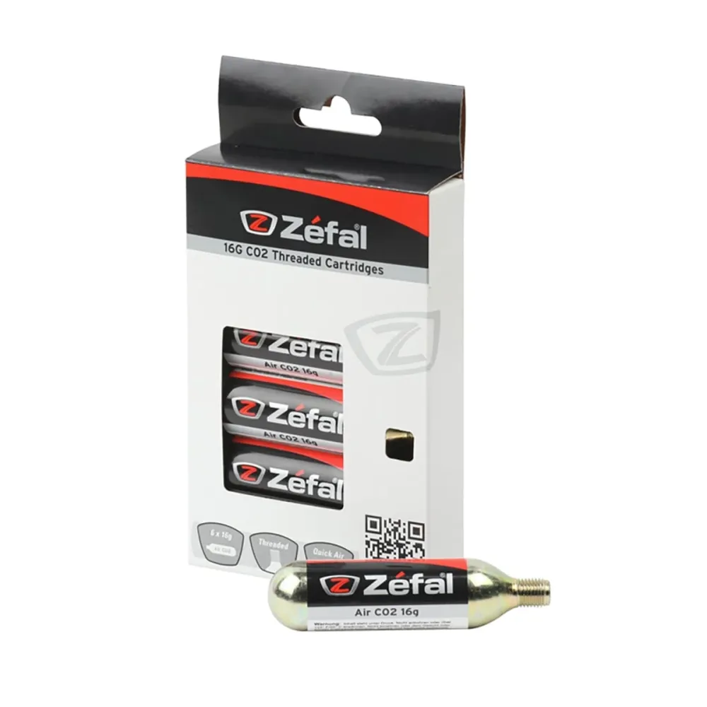 Cartouches CO2 ZEFAL Filetée (x6)