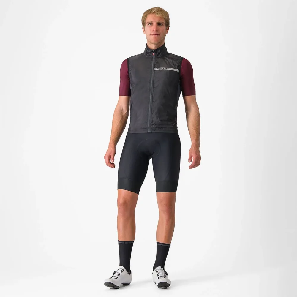 Veste Sans Manches CASTELLI SQUADRA STRETCH Noir/Gris – Image 3