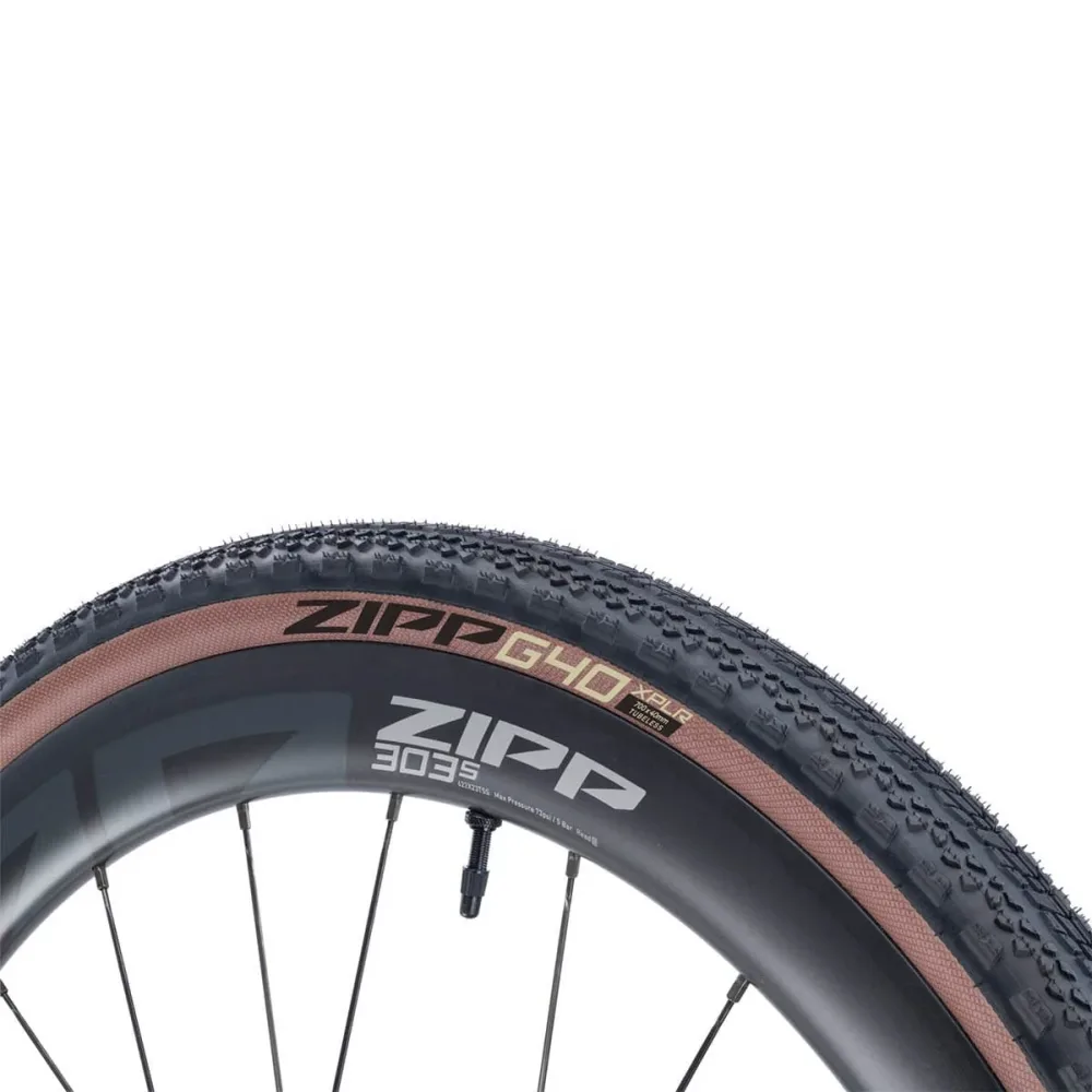 Pneu ZIPP G40 XPLR 700x40c Tubeless Ready Souple Marron – Image 2