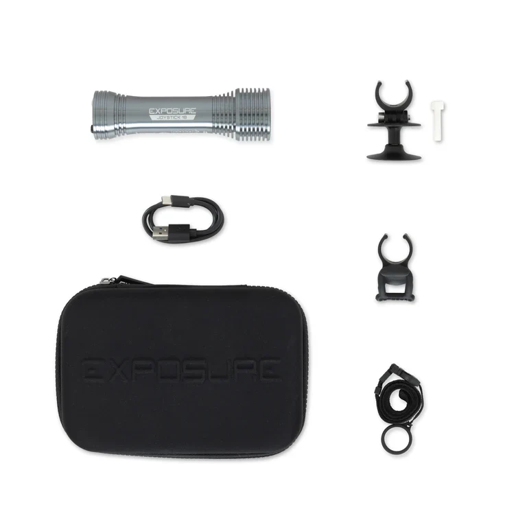 Éclairage Avant EXPOSURE LIGHTS JOYSTICK 18 avec Support de Casque/Cintre – Image 3