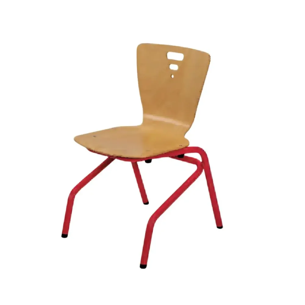 Chaise appui sur table 4 pieds pour maternelle