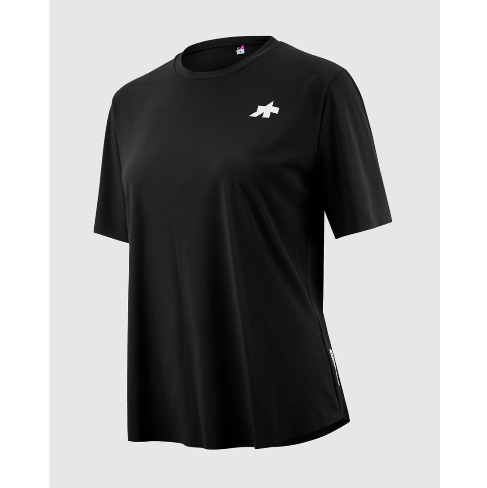 Maillot ASSOS TACTICA POST RIDE T5 Manches Courtes Femme Noir – Image 3