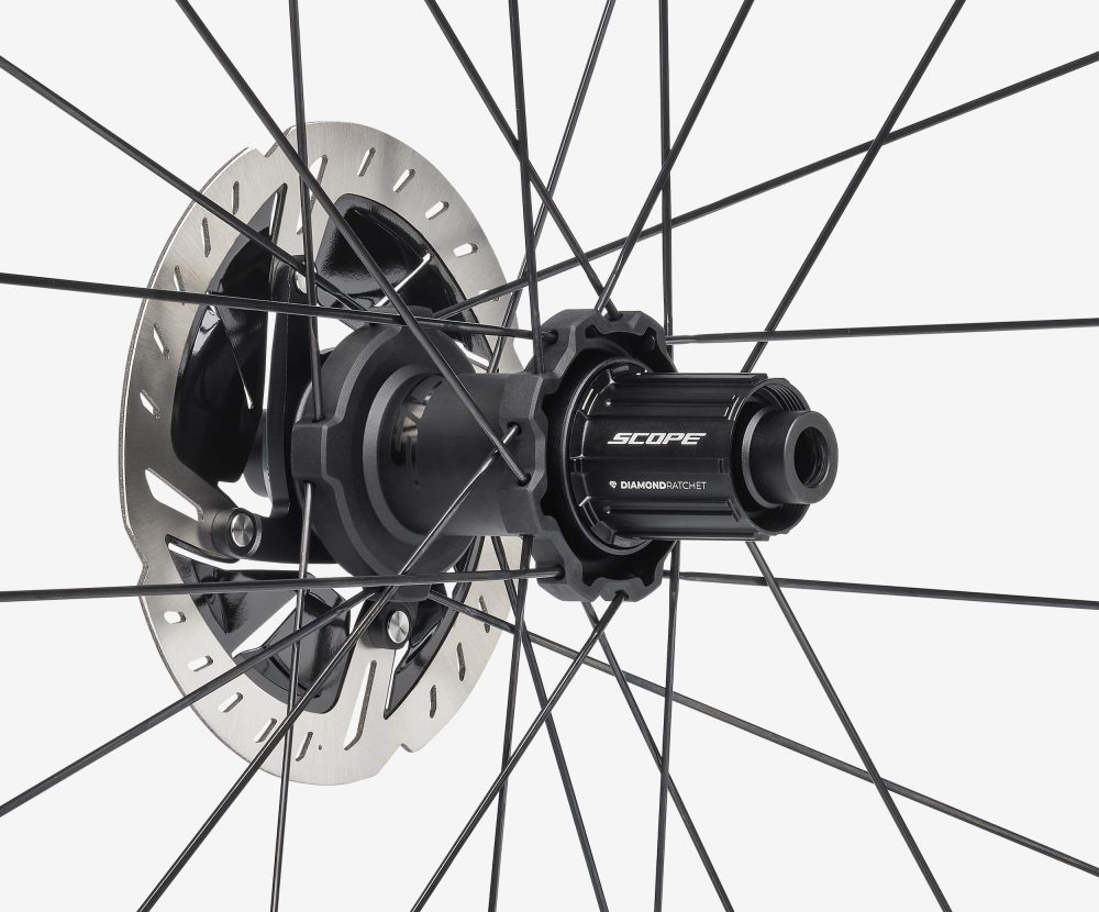 Paire de Roues SCOPE NOIR RACE 45 DISC à Pneus (Center Lock) – Image 3