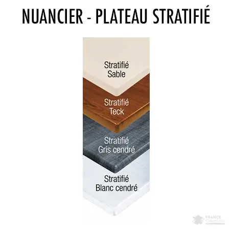 Table pliante 120 x 80 cm Dumas stratifié – Image 3