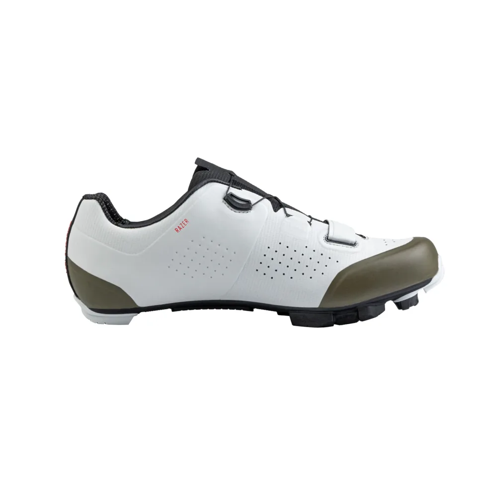 Chaussures VTT XC/Gravel NORTHWAVE RAZER Gris Clair/Vert – Image 3
