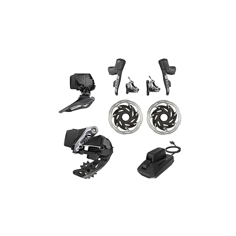 GROUPE ÉLECTRONIQUE SRAM RED ETAP AXS 2X D1 HYDRAULIQUE FLAT MOUNT 160 mm CENTERLOCK GROUPE ÉLECTRONIQUE SRAM RED ETAP AXS 2X D1 HYDRAULIQUE FLAT MOUNT 160 mm CENTERLOCK