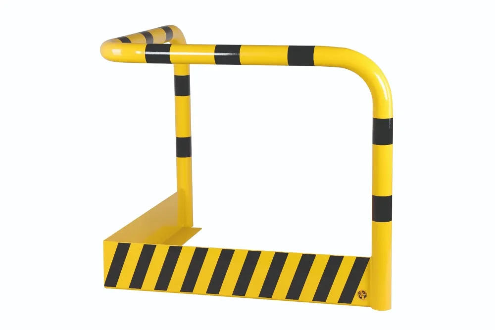 arceau de sécurité anti-encastrement H 1000 x jambe 1200, revêtu par poudre – Image 2