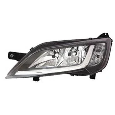 Phare optique h7+h7 gauche avec corps noir pour PEUGEOT BOXER depuis 2014, Neuf