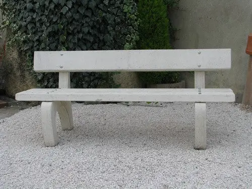 Banc béton platane – Image 3