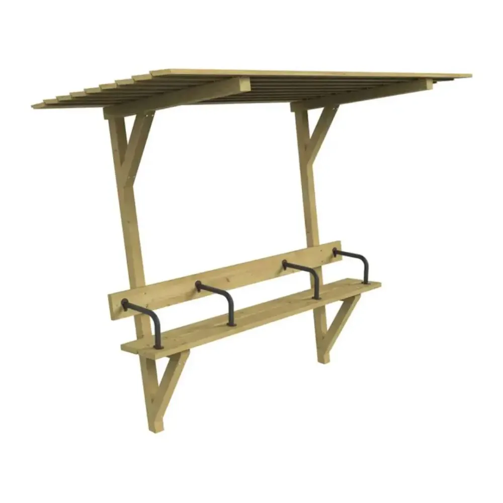 Banc en bois avec ombrelle Londre Banc en bois avec ombrelle Londre