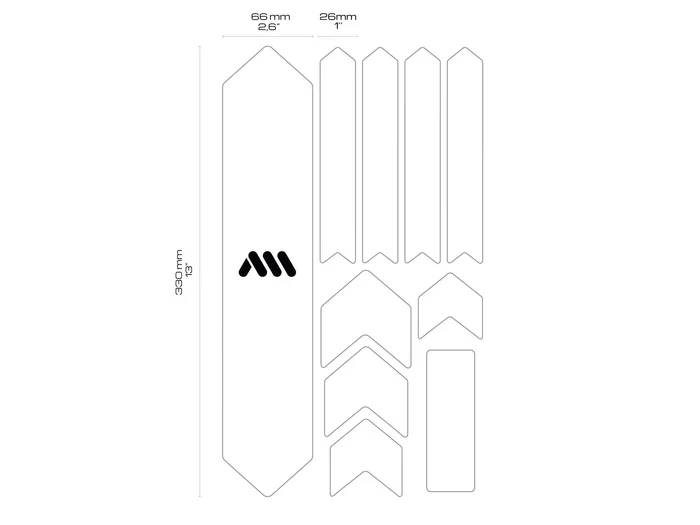Protection Adhésive pour Cadre ALL MOUNTAIN STYLE EXTRA Transparent – Image 3