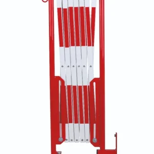 barrière extensible rouge-blanc 3,6m fixation murale et rouleaux barrière extensible rouge-blanc 3,6m fixation murale et rouleaux