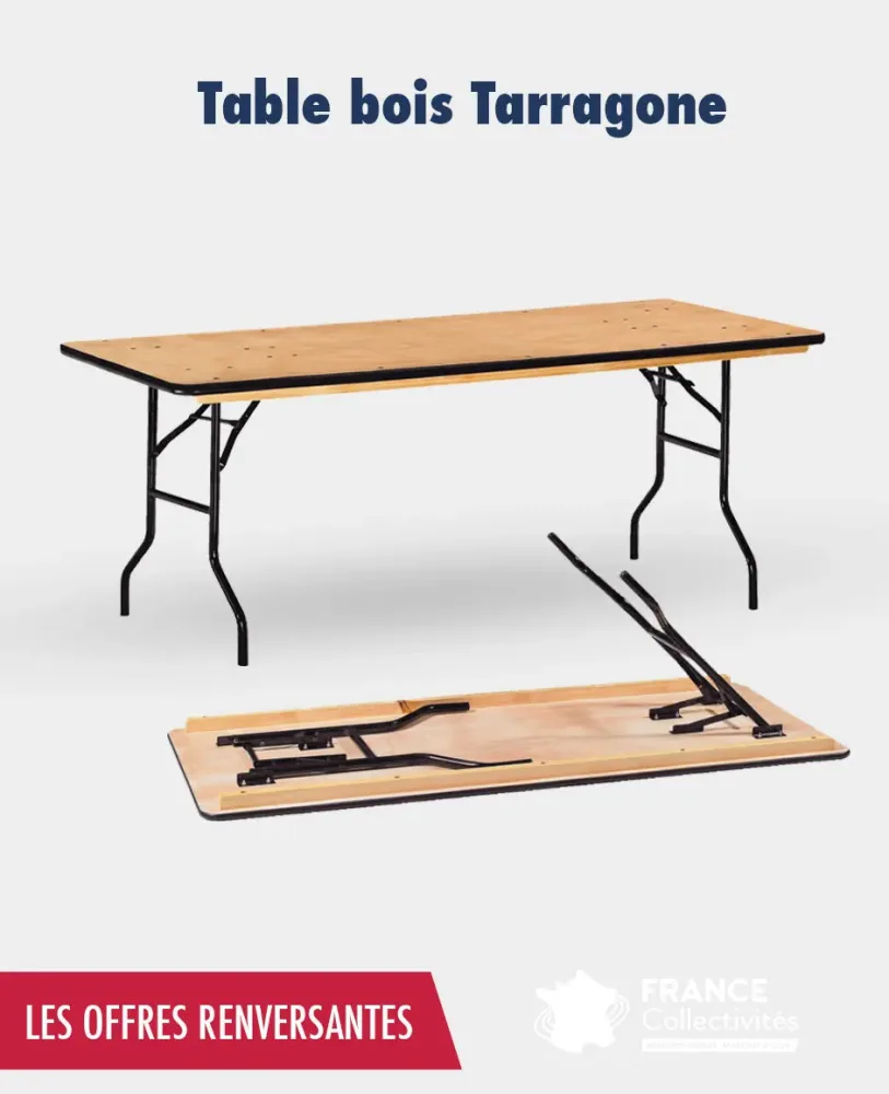 Promo table Tarragone 183 X 76 cm