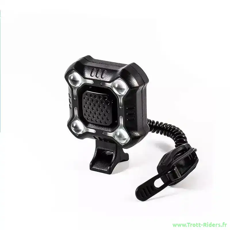 Klaxon phare à Led Trottinette électrique