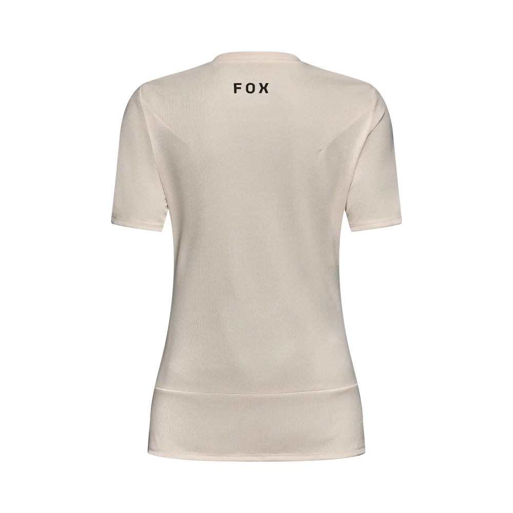 Maillot FOX RANGER HEAD Femme Manches Courtes Blanc Chalk – Image 2