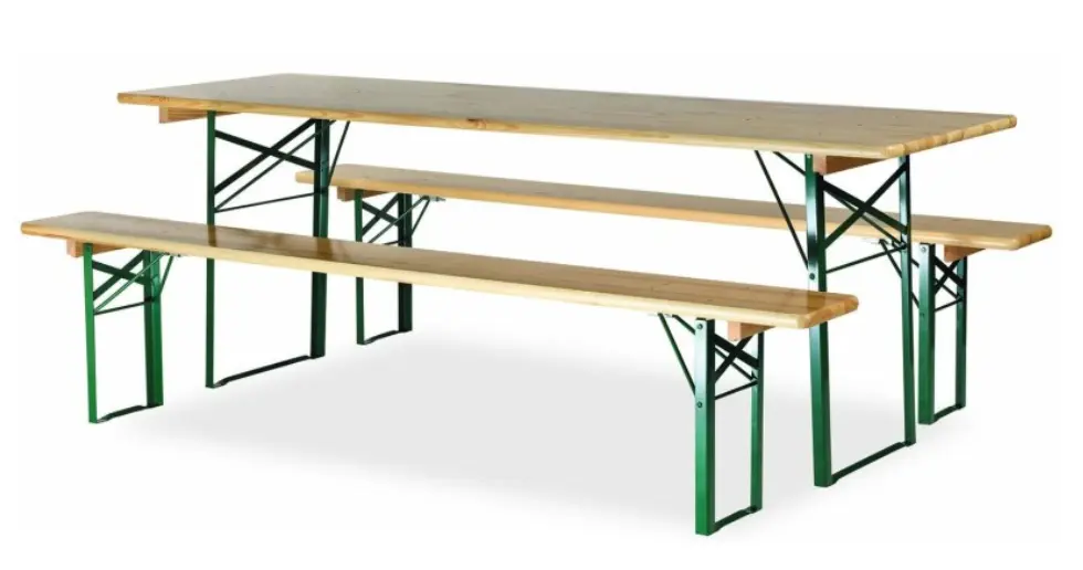 Ensemble brasserie cornière 220 x 80 cm