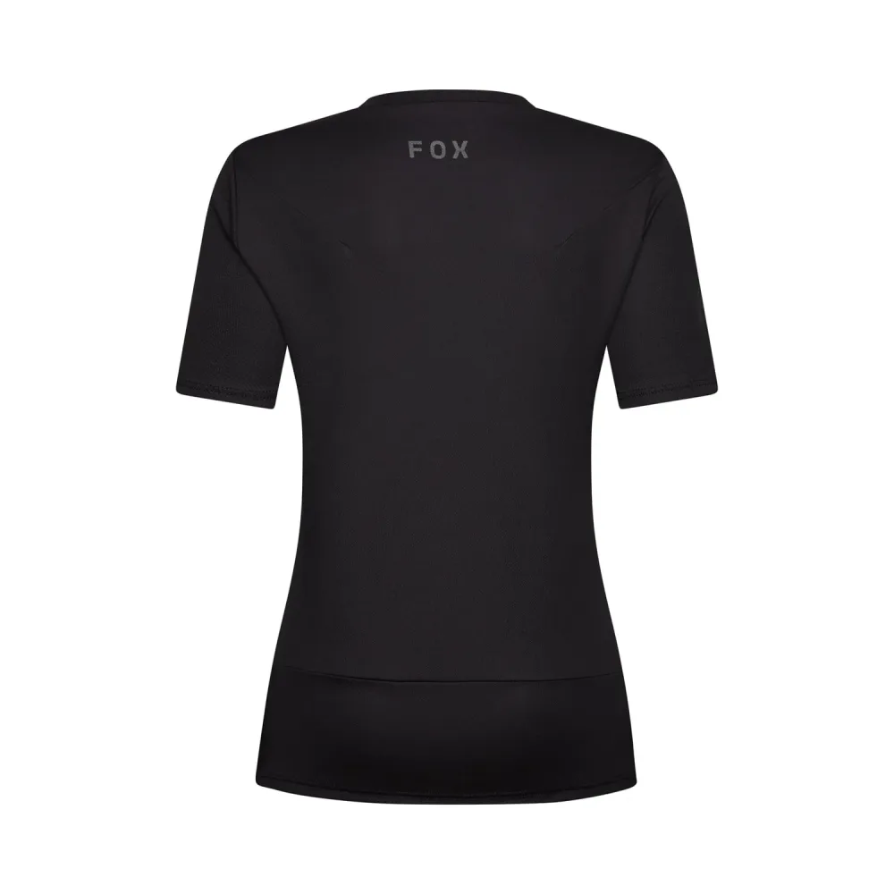 Maillot FOX RANGER HEAD Femme Manches Courtes Noir – Image 2