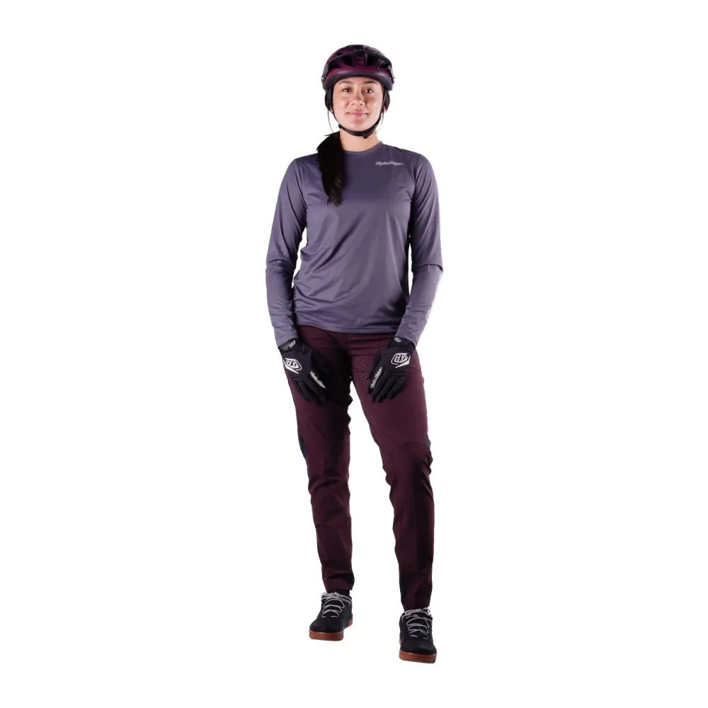 Pantalon TROY LEE DESIGNS LILIUM PRO MONO Femme Bordeaux – Image 2