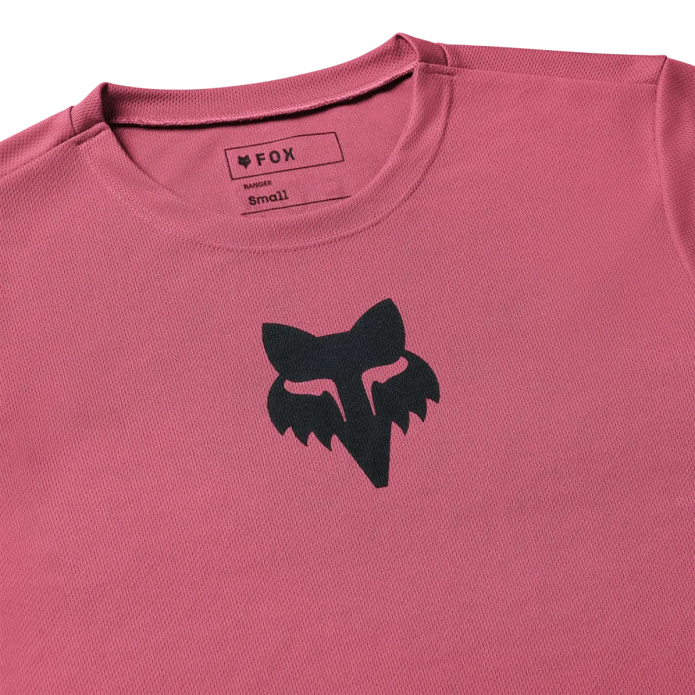 Maillot FOX RANGER HEAD Femme Manches Courtes Berry – Image 3