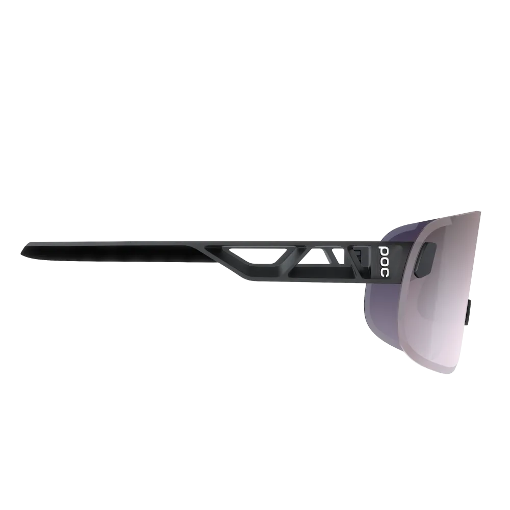 Lunettes POC ELICIT + Noir Verre Clarity Road Sunny Silver – Image 3