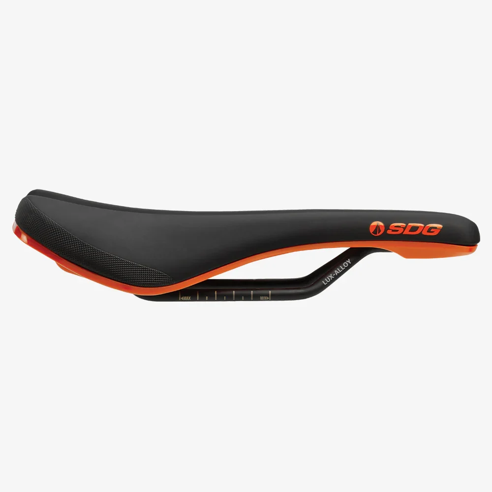 Selle SDG BEL-AIR V3 Rails Lux Alloy Noir/Orange – Image 3