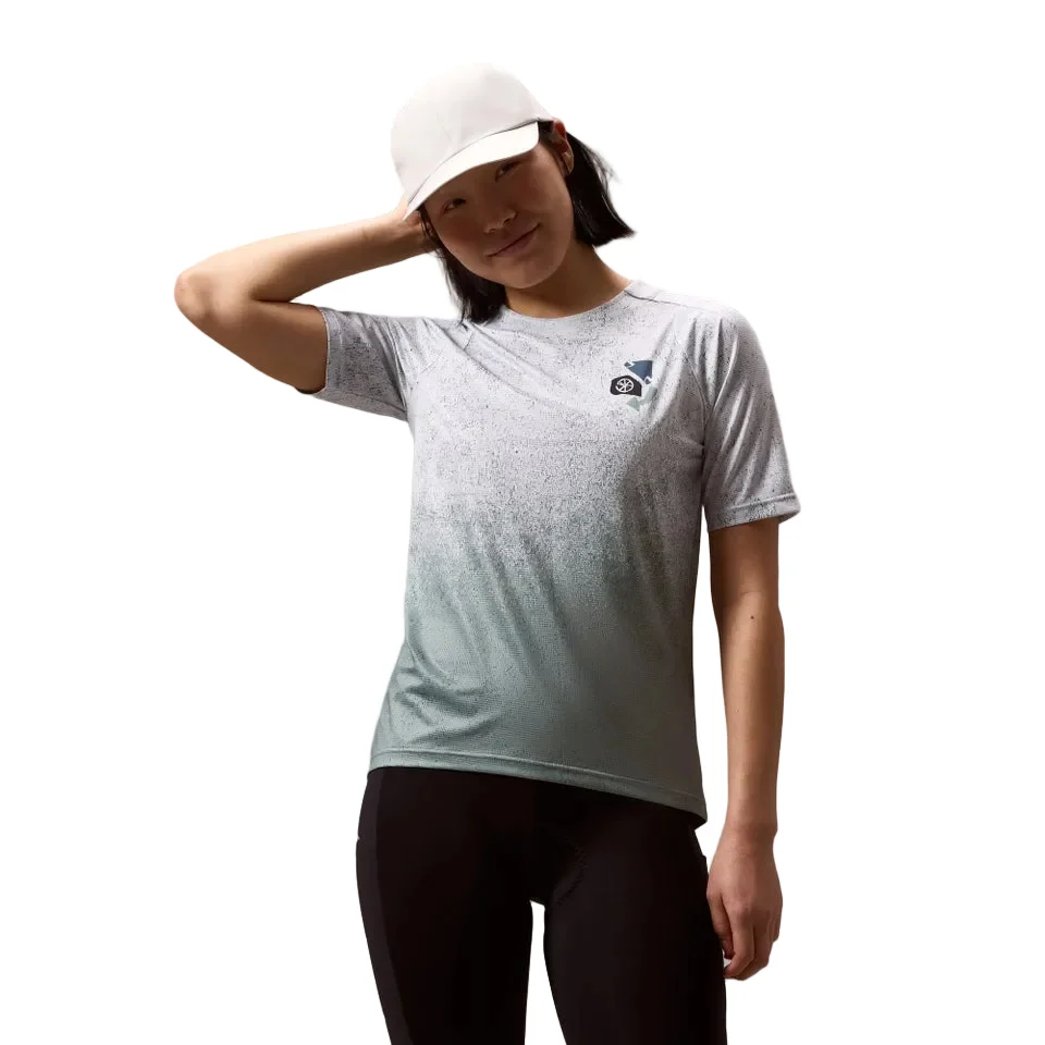 Maillot ENDURA SINGLETRACK PRINT Manches Courtes Femme Aero Blue