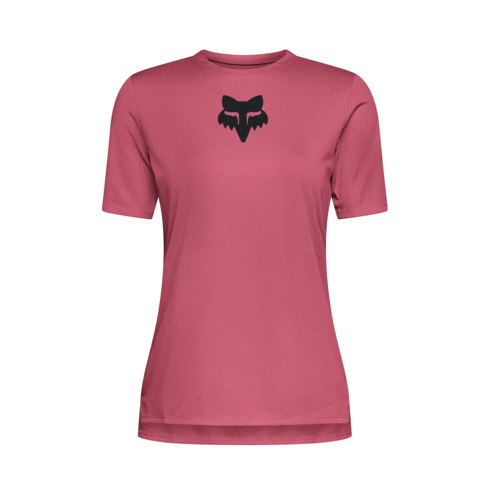 Maillot FOX RANGER HEAD Femme Manches Courtes Berry