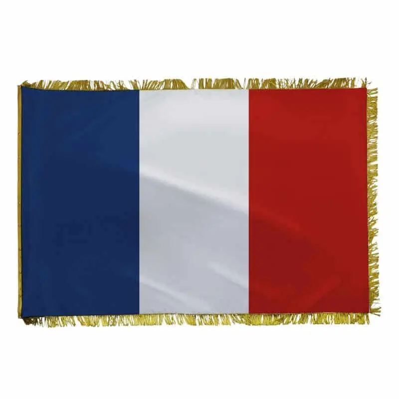Drapeau de façade Tricolore