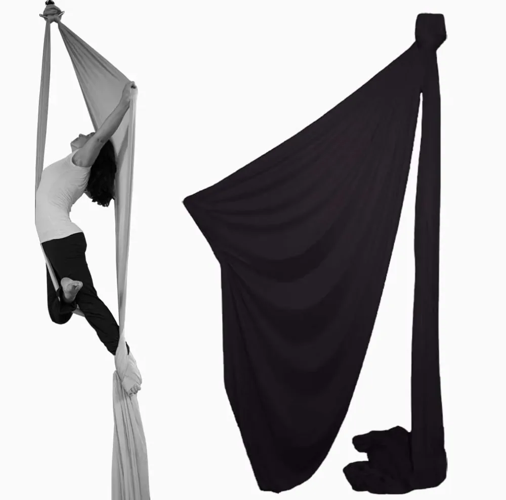 Tissu aérien Noir- durable et indéchirable . Longueur 16m x 160cm. 100% Polyester.