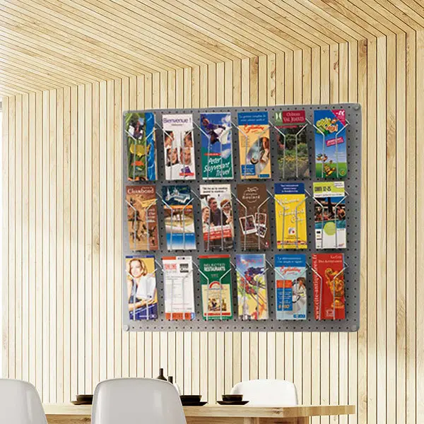Présentoir mural Visiodoc modulable 6 à 18 cases – Image 3
