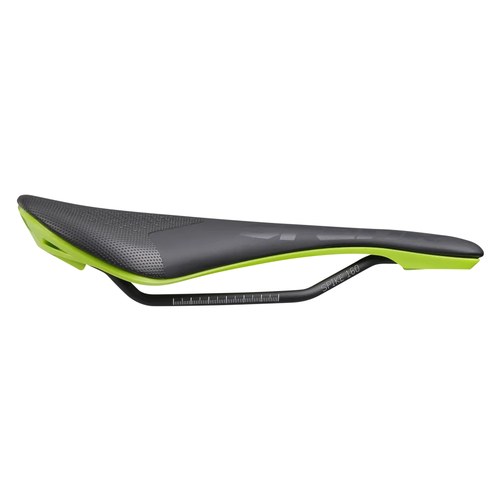 Selle SPANK SPIKE 160 Cuir Rails CrMo Vert