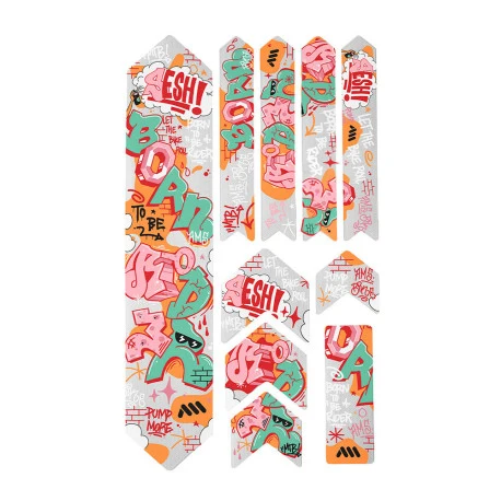 Protection Adhésive pour Cadre ALL MOUNTAIN STYLE EXTRA Born to Be Rider Rouge Protection Adhésive pour Cadre ALL MOUNTAIN STYLE EXTRA Born to Be Rider Rouge